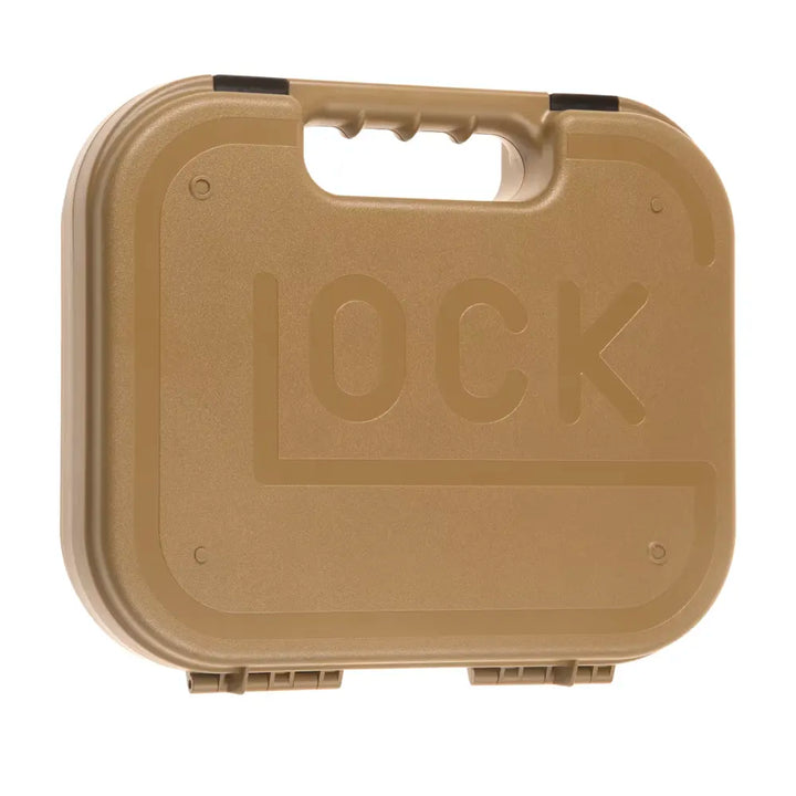 Glock-asekotelo - kovaa muovia ja vaahtoa - ruskea