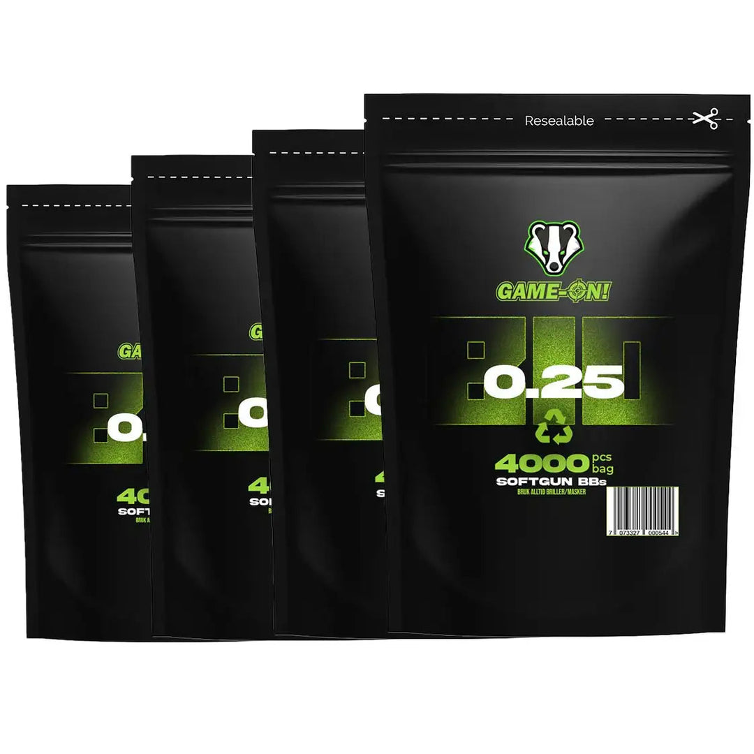 GO! BIO Softgunkuler - 0.25g - 16000stk - Game-On.no