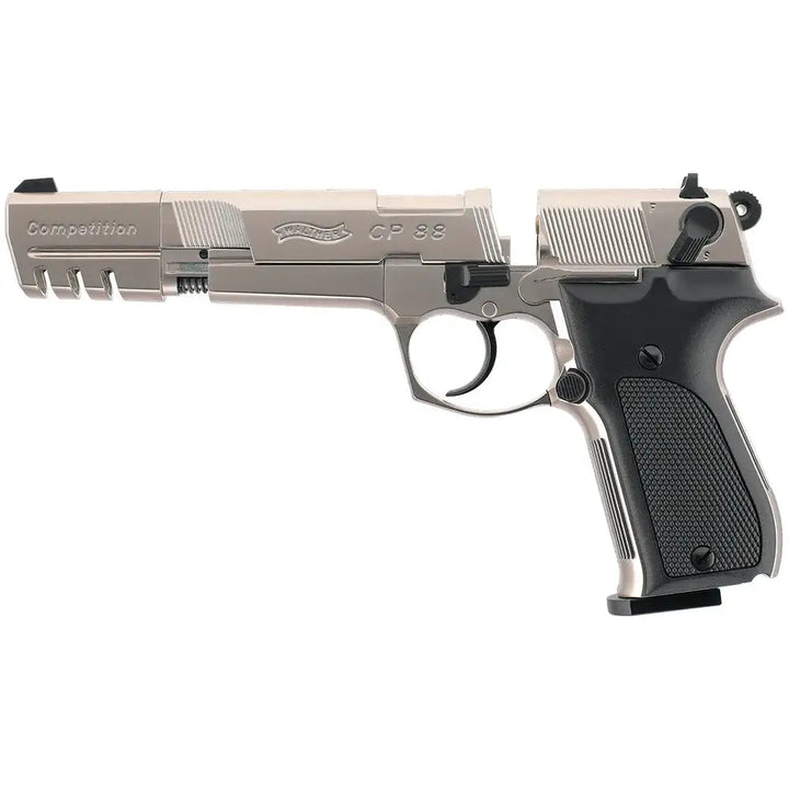 Walther CP88 Competition Sølv - 4.5mm Pellets - Game-On.no