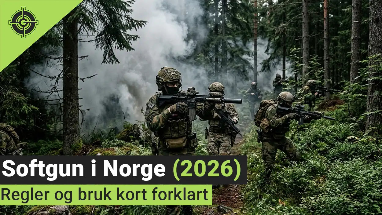 Softgun - En komplett guide til regler og bruk i Norge 2026