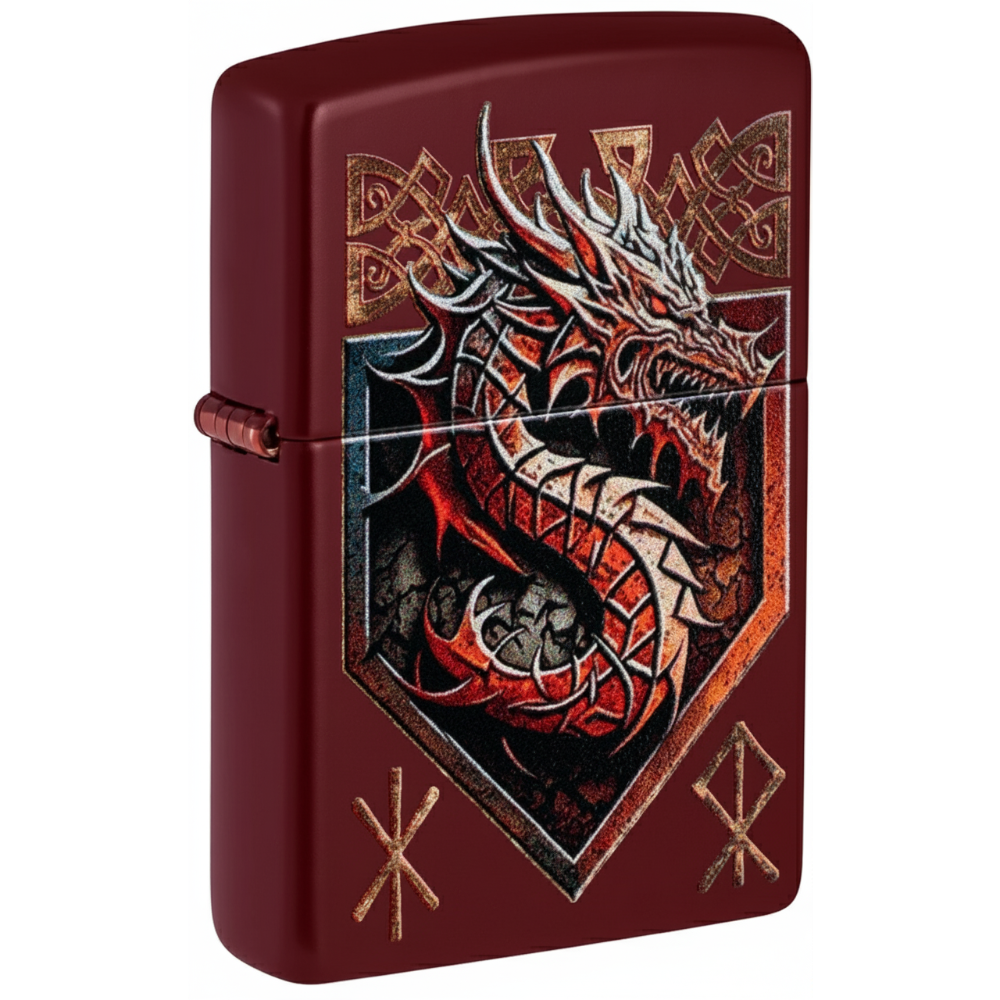 Zippo Dragon Shield Design Lighter