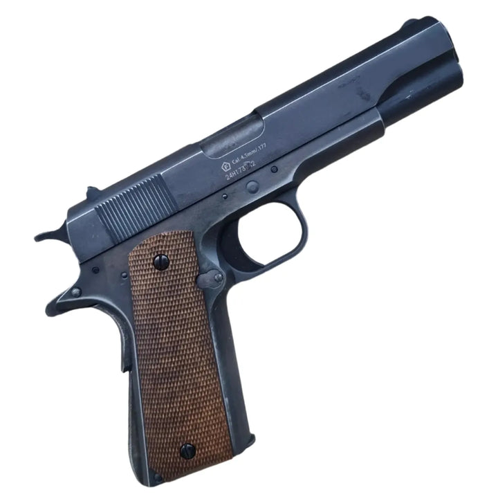 1911 - Full Metall CO2 Drevet Luftpistol med Blowback - 4.5mm BB - Game-On.no