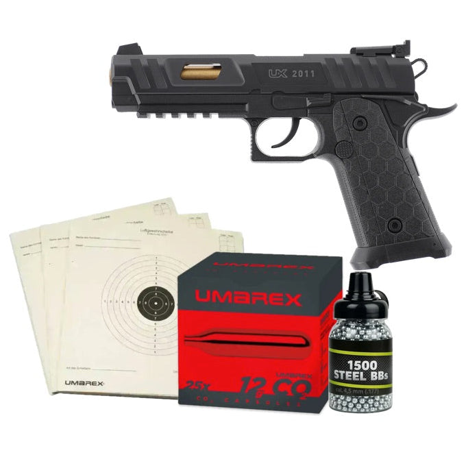 UX - 2011 Viper CO2 luftpistol – Komplett pakkesett 4.5mm BB