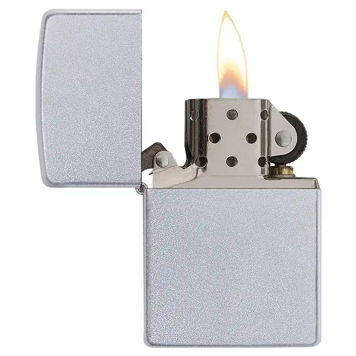 Zippo Lighter - klassinen satiinikromi