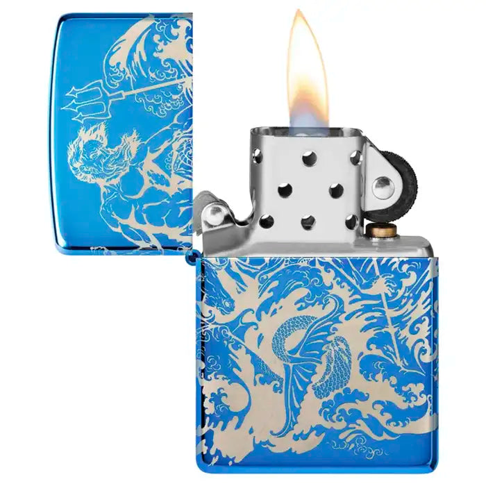 Zippo - Poseidon Atlantis Design
