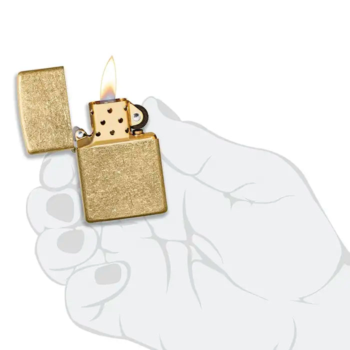 Zippo - Tumbled Brass