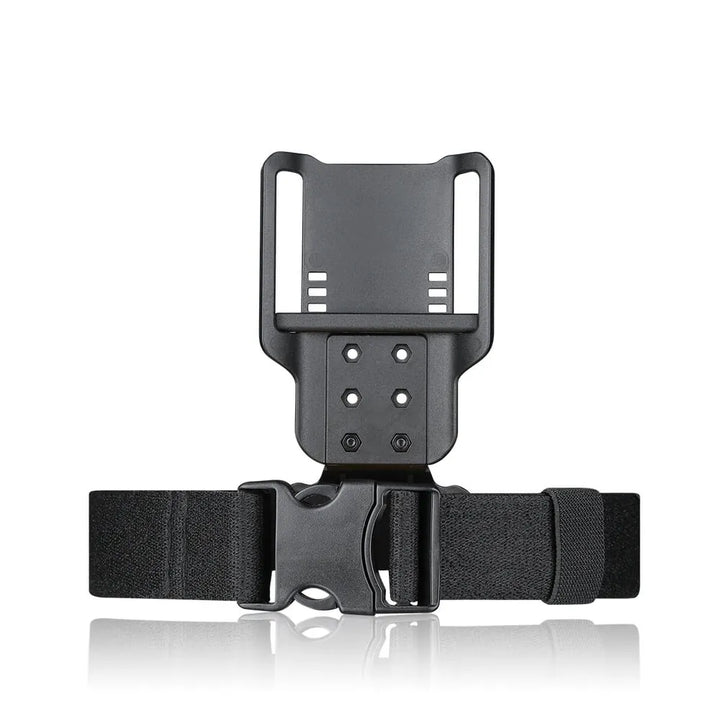 Amomax - Low Ride Duty Drop Belt Platform - musta