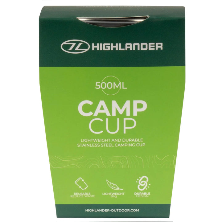 Ruostumaton teräs Camping Drinking Cup - 500 ml