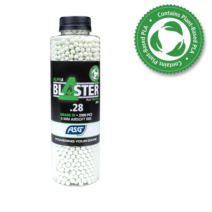 Alpha Blaster PLA Tracer Softgun Kuler - 0.28g - 3300stk