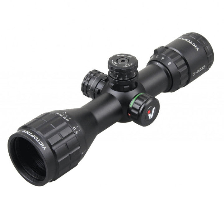 Vector Optics C3 Scope 3-9x32mm valaistu Mil-Dot ristikko