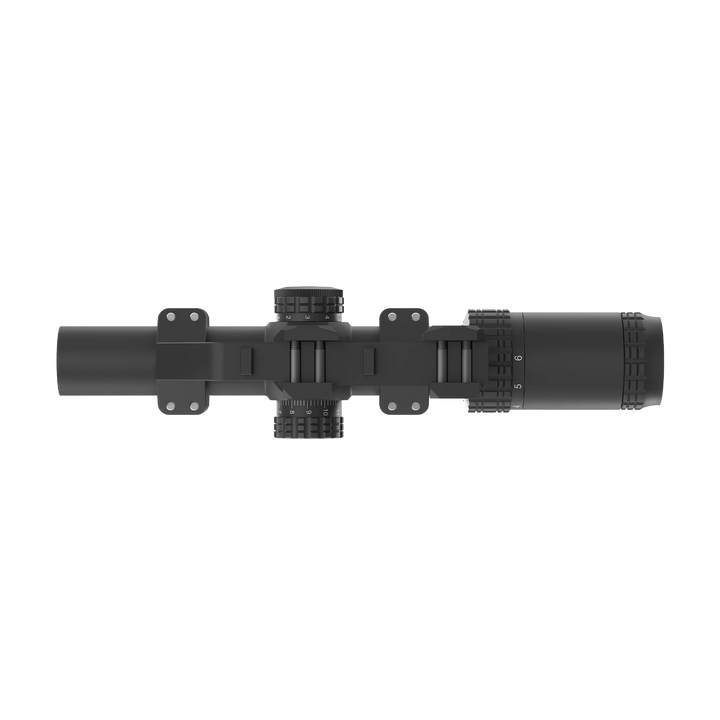 VictOptics S6 1-6x24 LPVO med AR-montasje - Sort - fra siden