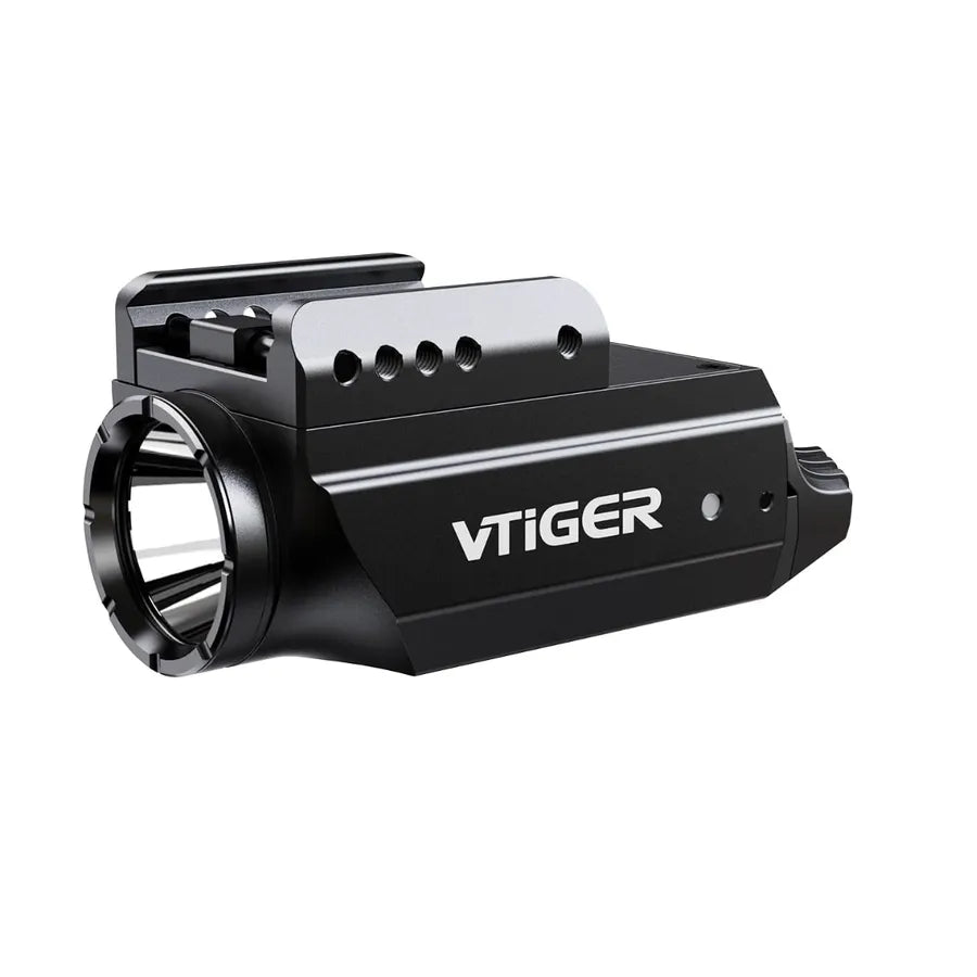 VTiGER - PL1 Oppladbar og Kompakt Lykt til Pistol - 1000 Lumen - 21mm Montasje