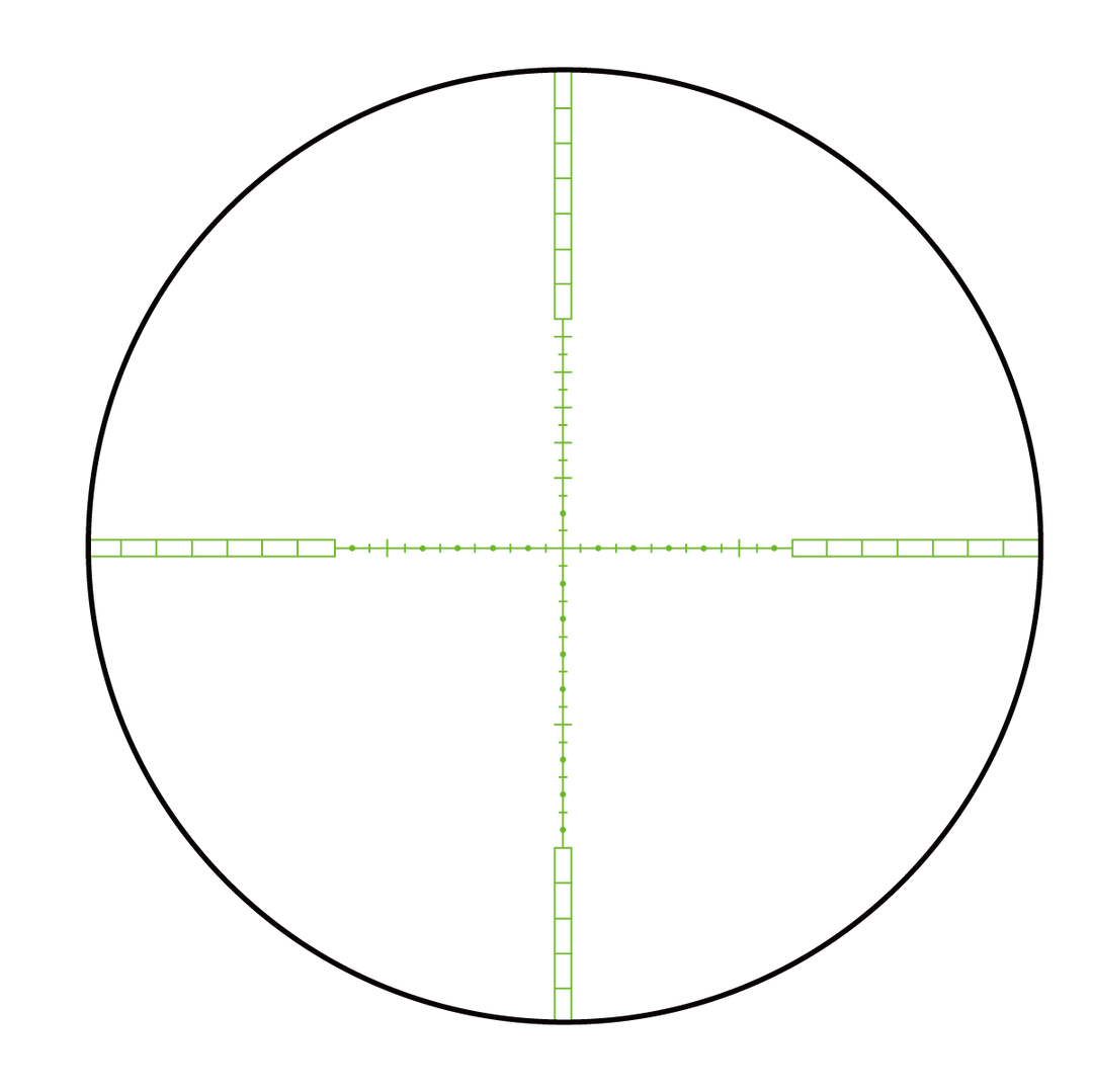 VictOptics S4 1,5-6x28 Kikkertsikte - VMD-2 retikkel - gronn belysning