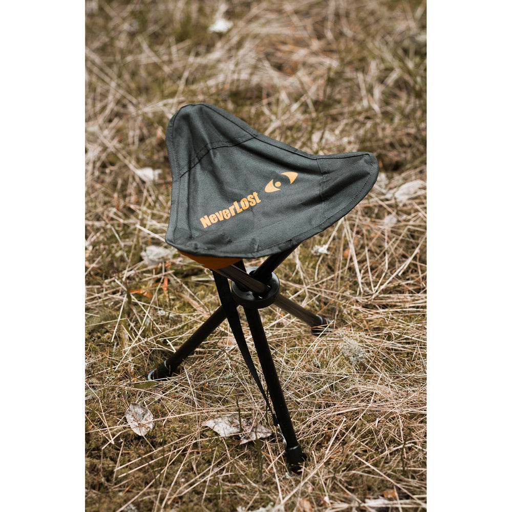 NeverLost Tripod Stol – Sammenleggbar Turstol for Jakt og Friluftsliv