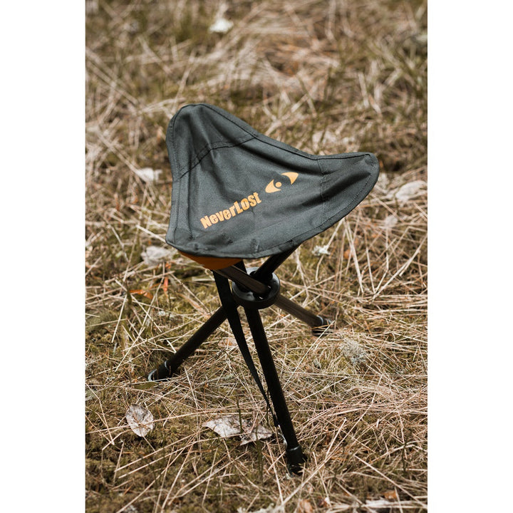 NeverLost Tripod Stol – Sammenleggbar Turstol for Jakt og Friluftsliv