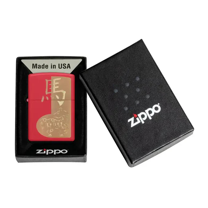 Zippo - 2026 Hestens År Motiv - Lighter