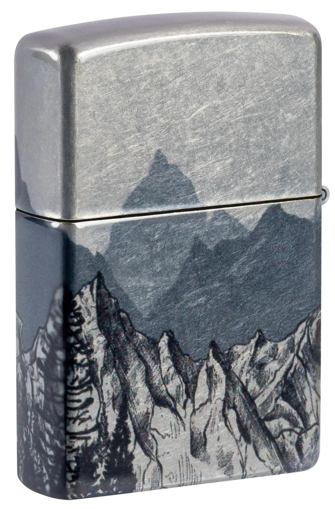 Abstrakt Mountain Sketch Motiv - Lighter - Game-On.no
