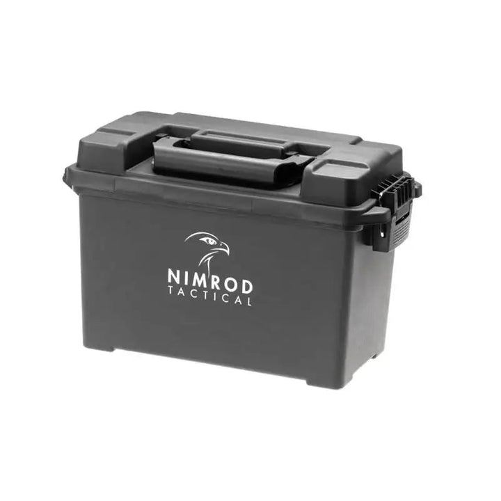 Ammo / Oppbevaringsboks med Mulighet for Låsing - Svart - Game-On.no