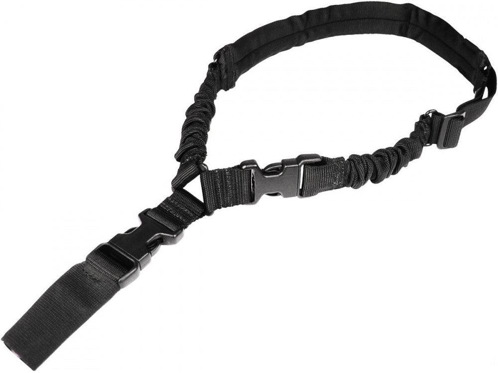 Amomax - Padded Single Point Sling - HK Style Clip - Svart - gameon.eu