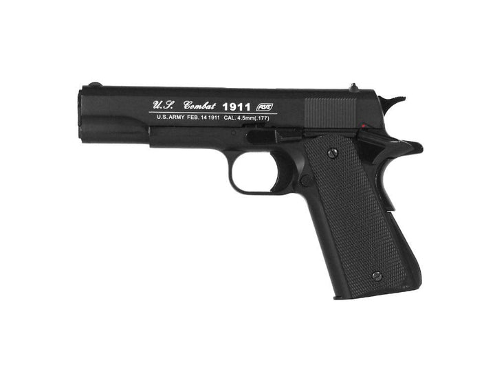 ASG - 1911 US Combat Luftpistol med Blowback - 4.5mm BB - gameon.eu