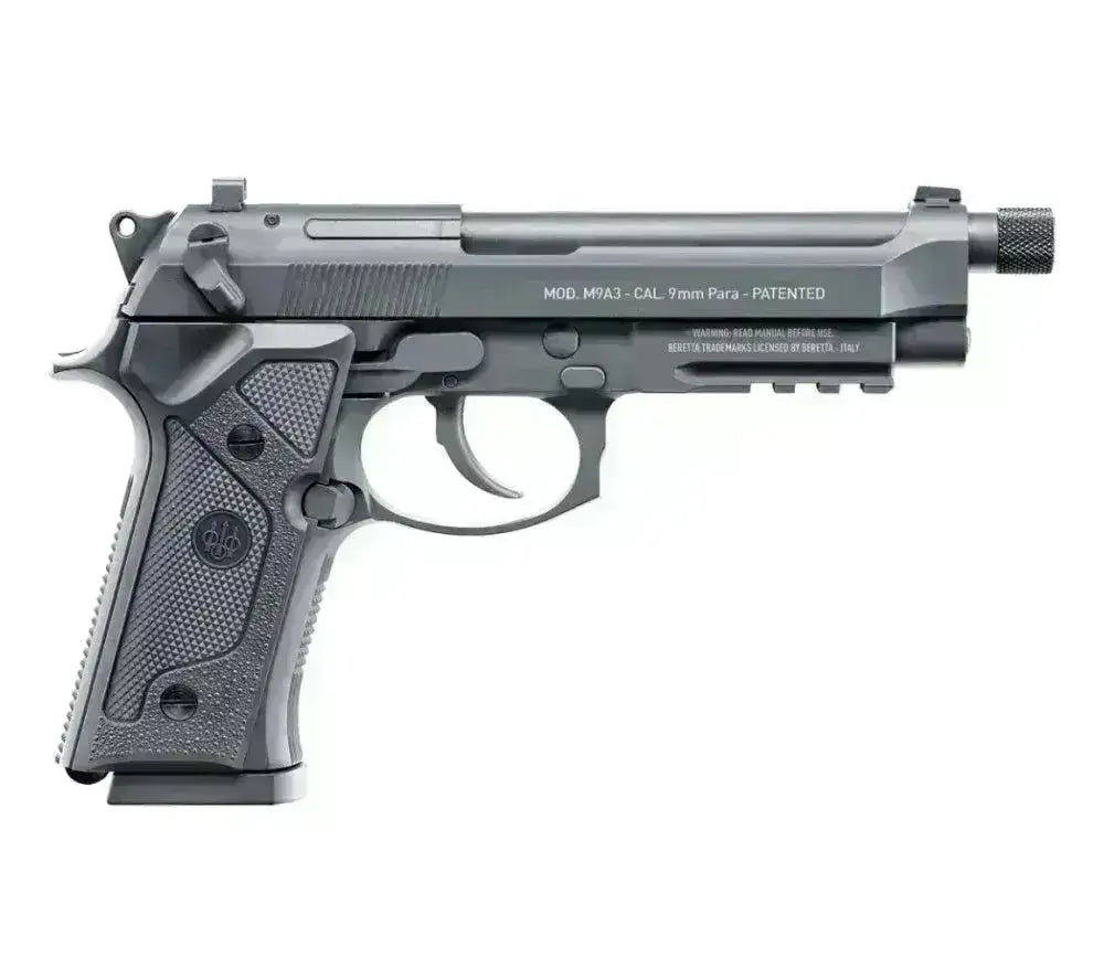 Beretta M9A3 FM Luftpistol med Blowback - 4.5mm BB - Svart - Game-On.no