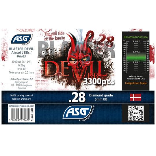 Blaster Devil Softgunkuler 0.28g - 3300stk - gameon.eu