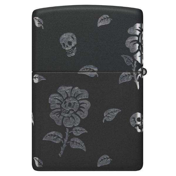 Zippo Flower Skulls Lighter