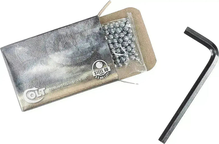 Colt M45 CQBP CO₂ Luftpistol Sort 4.5mm – Blowback og fullmetall - Game-On.no