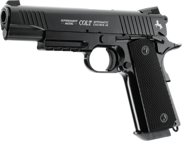 Colt M45 CQBP - Sort - 4.5mm BB - Game-On.no