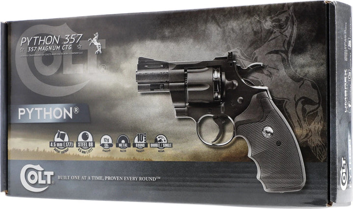 Colt Python 2.5 - Sort - 4,5mm Pellets/BB - gameon.eu