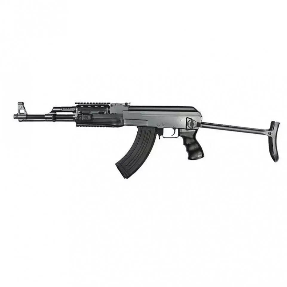 CYMA - AK47S Tactical Elektrisk Softgun Rifle - Svart - Game-On.no