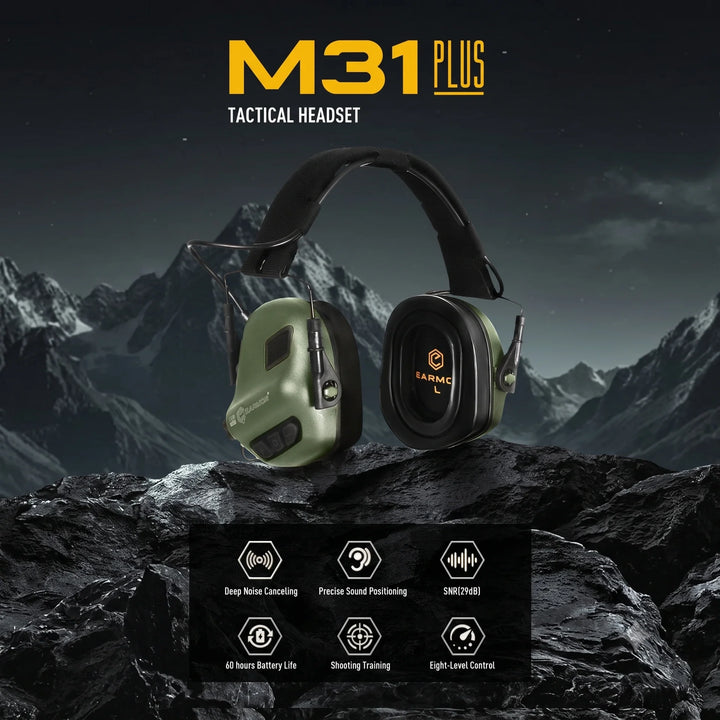 Earmor M31 Plus Aktiivinen Kuulosuojain