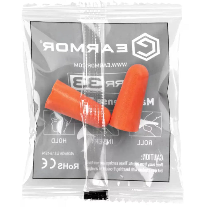 Earmor – MaxDefense Ørepropper NRR33 – 60 par