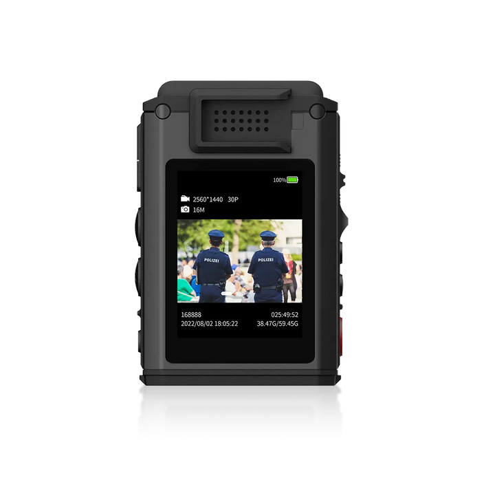 Hytera - GC550 Bodycam - Kompakt 2K Kamera med Vid Bildevinkel - 32gb