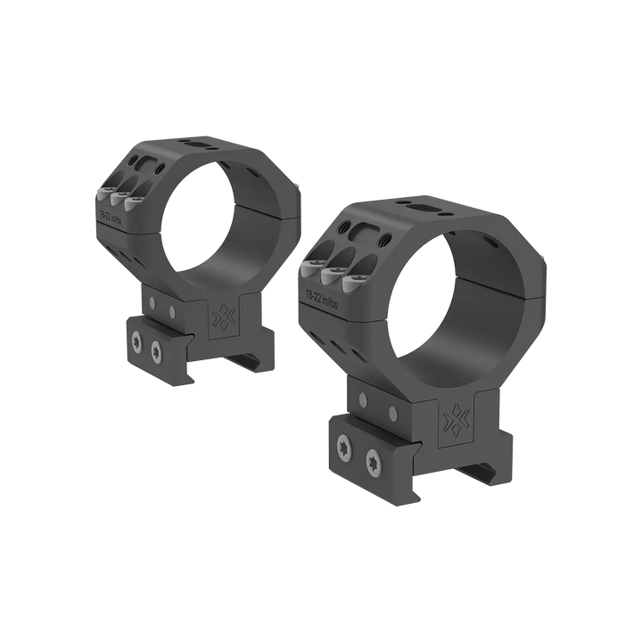 Vector Optics X-ACCU Ø34 Justerbare Montasjeringer 21mm - Sort - høydejustering
