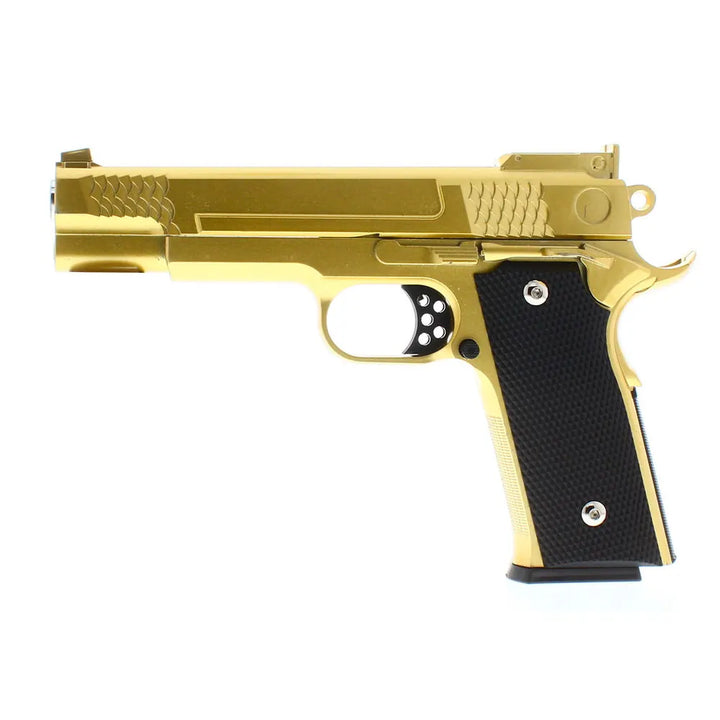 Galaxy - M945 (G20) Gold Fjærdrevet Softgun Pistol - Full Metall
