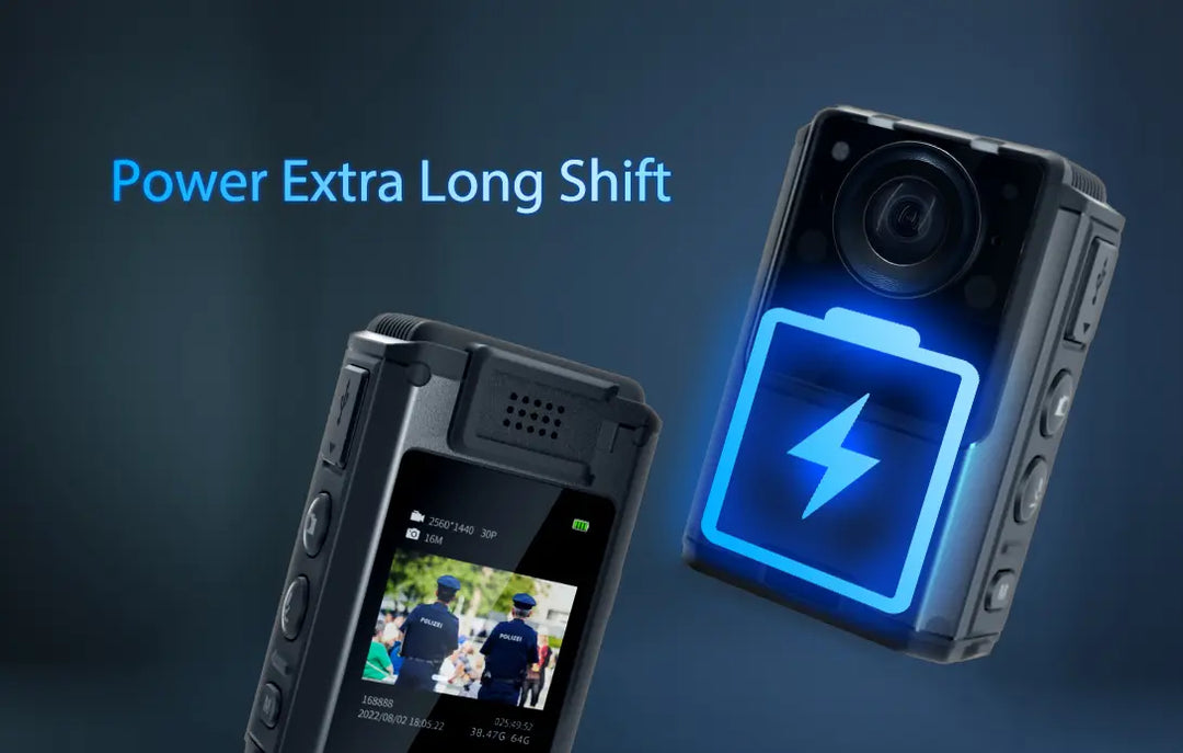 Hytera - GC550 Bodycam - Kompakt 2K Kamera med Vid Bildevinkel - 32gb