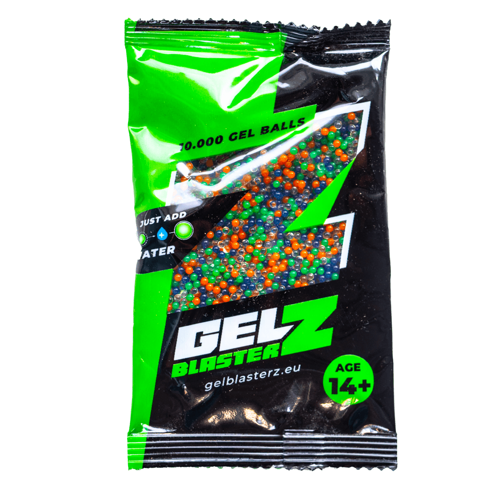 Geelipallot - Gel Blasterz - Vihreä - 10 000 kpl