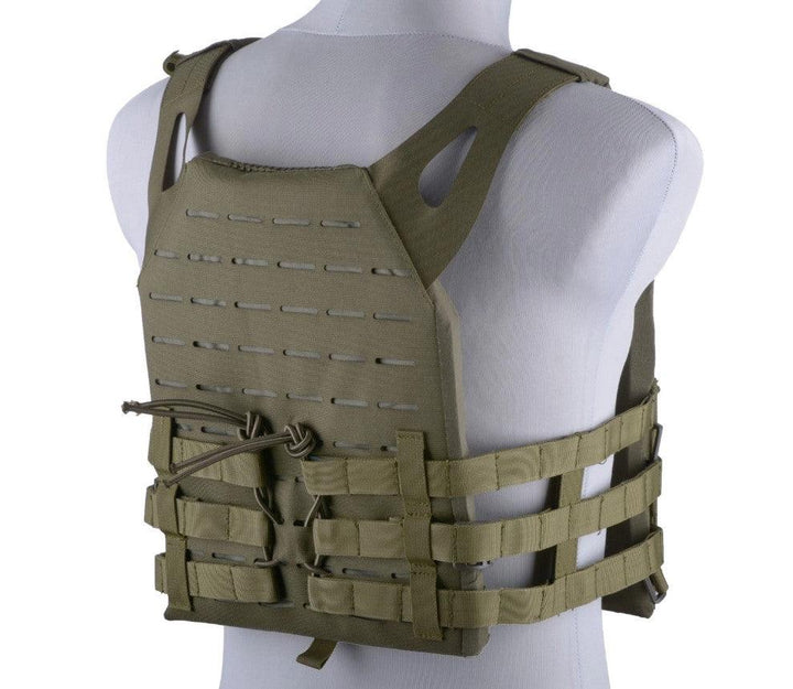 GFC - Jump-type Laser Cut Plate Carrier - Oliven med Plater inkl - gameon.eu