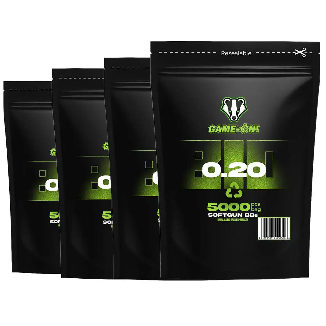GO! BIO Softgunkuler - 0.20g - 20000stk - Game-On.no