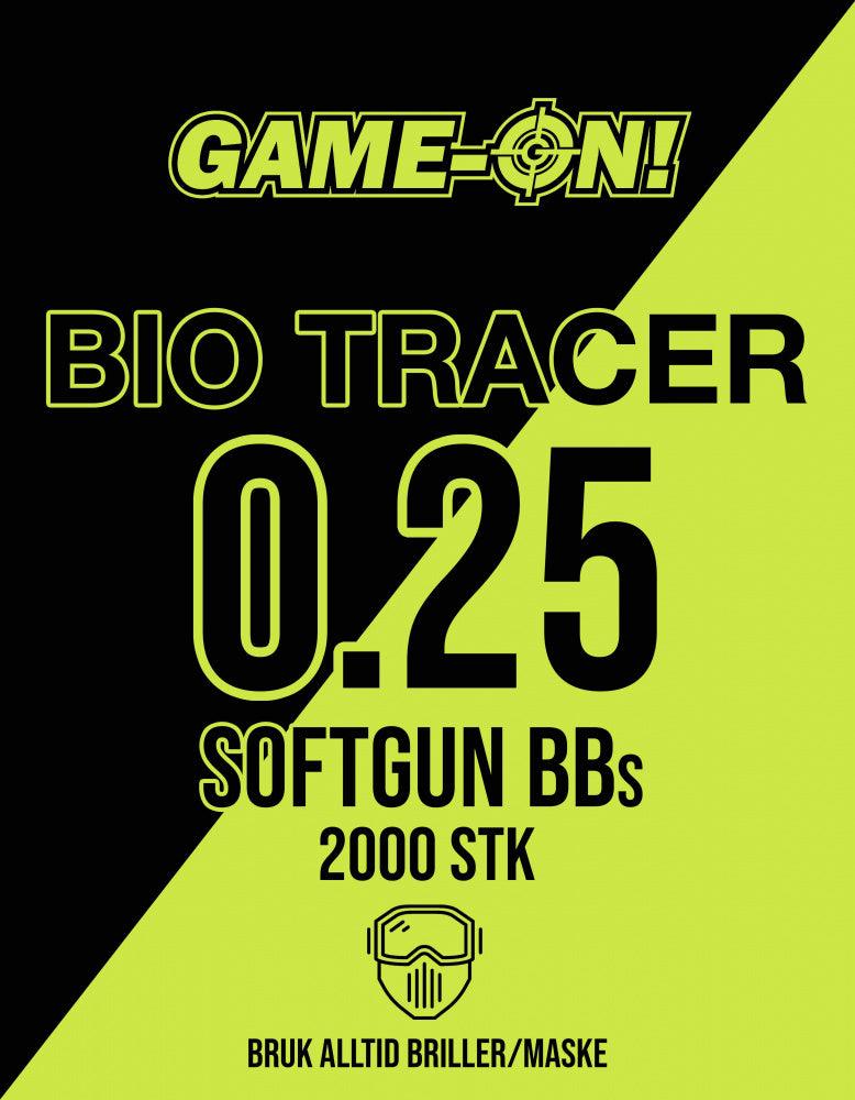 GO! Grønne BIO Tracer Kuler - 0.25g - 2000stk - gameon.eu