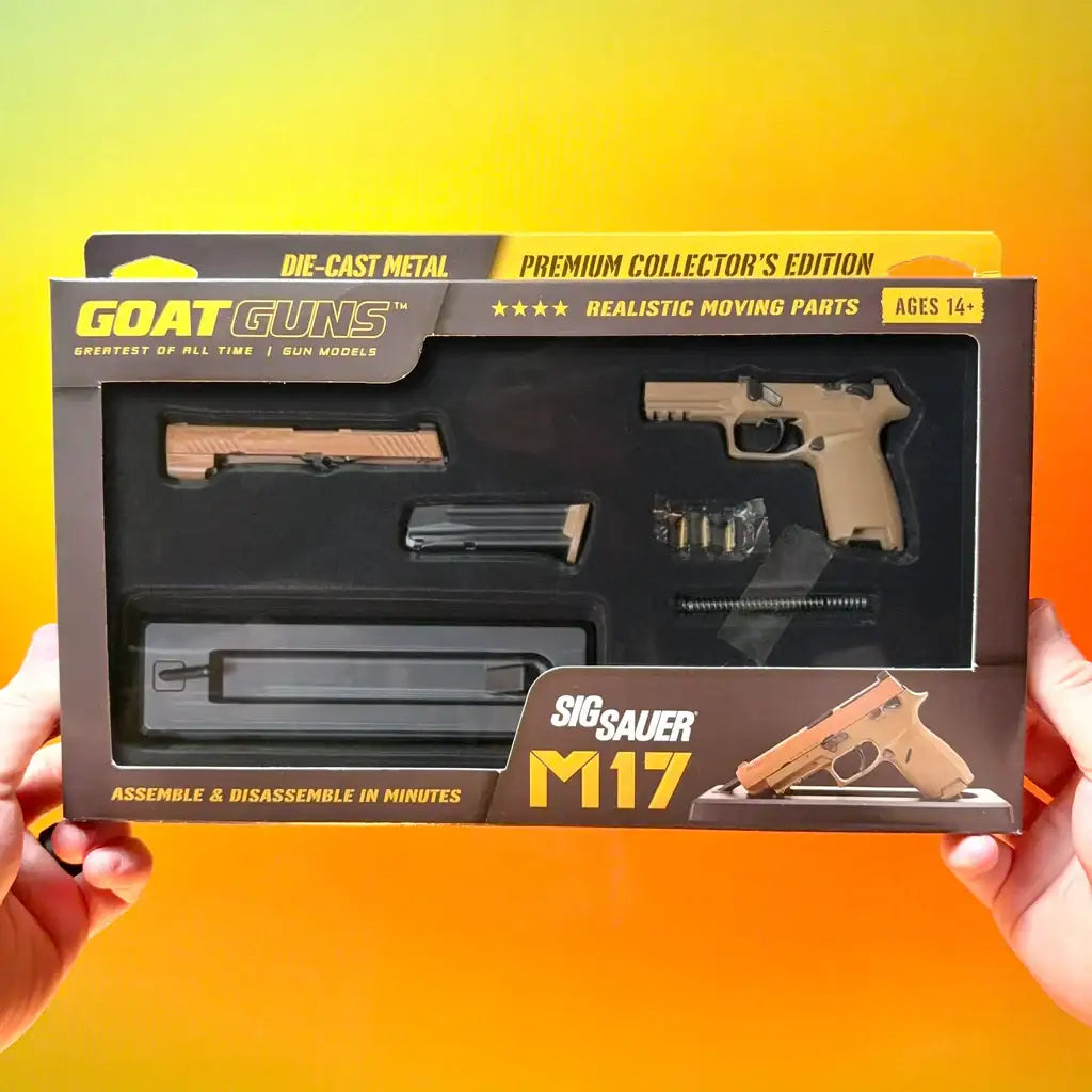 Goatguns - Mini Sig Sauer M17 Pistol - Coyote Tan - Replika Modell - Game-On.no