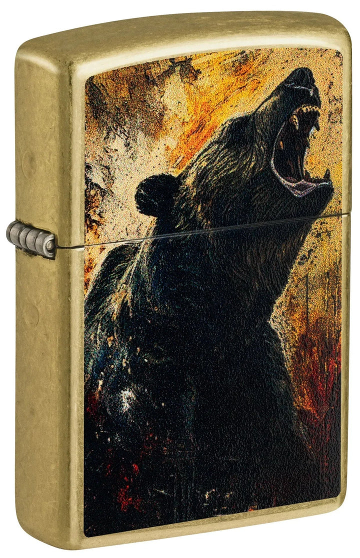 Grizzly Roar Motiv - Lighter - Game-On.no