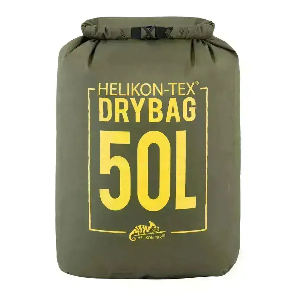 Helikon-Tex Arid Dry - Vanntett Pakkpose - 50L Pakksekk Oliven - Game-On.no