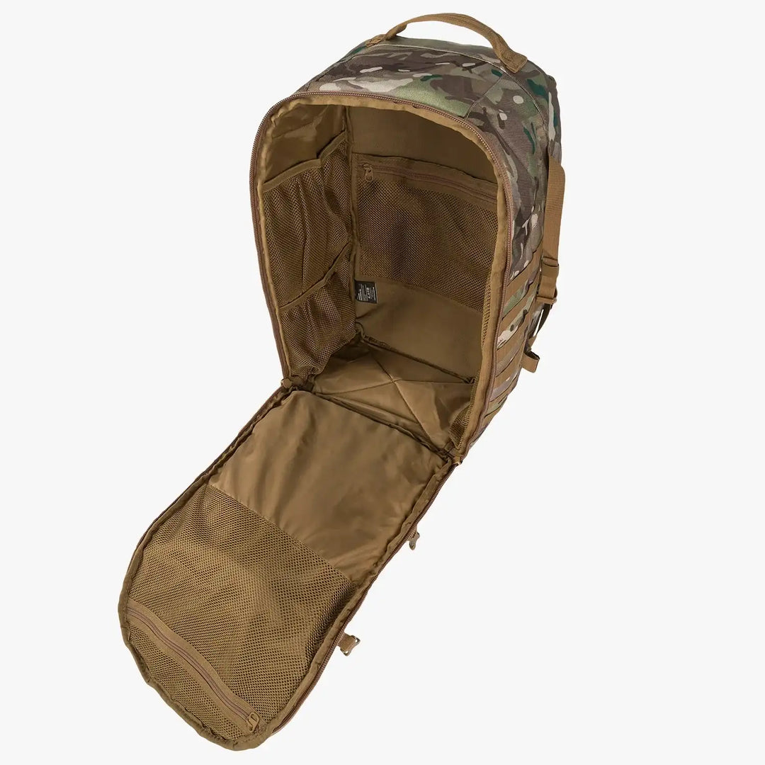 Highlander - Harrier 45L Taktisk Ryggsekk – Clamshell og MOLLE-system - Game-On.no