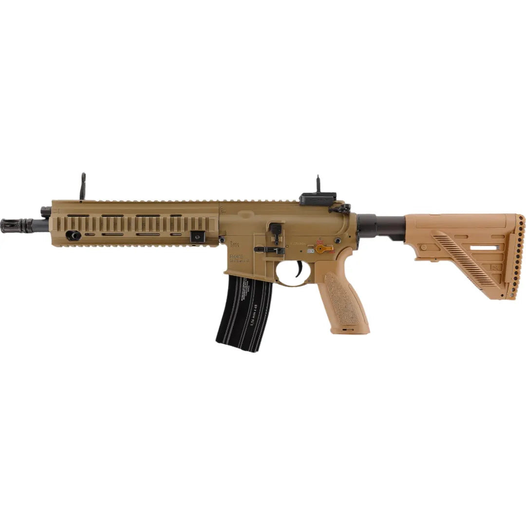 HK416 A5 Sportline Softgun Rifle - TAN - AEG - Game-On.no