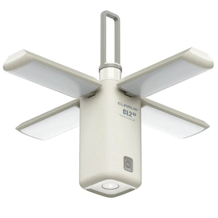 Klarus - CL2 Hvit - Oppladbar Turlykt med Oppheng - 750 Lumen - Game-On.no