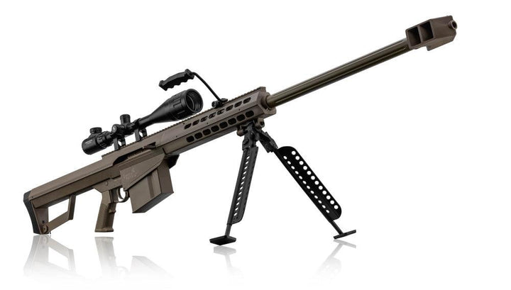 LT - Barrett M82 Sniper PAKKE Fjærdrevet Softgun - TAN - gameon.eu