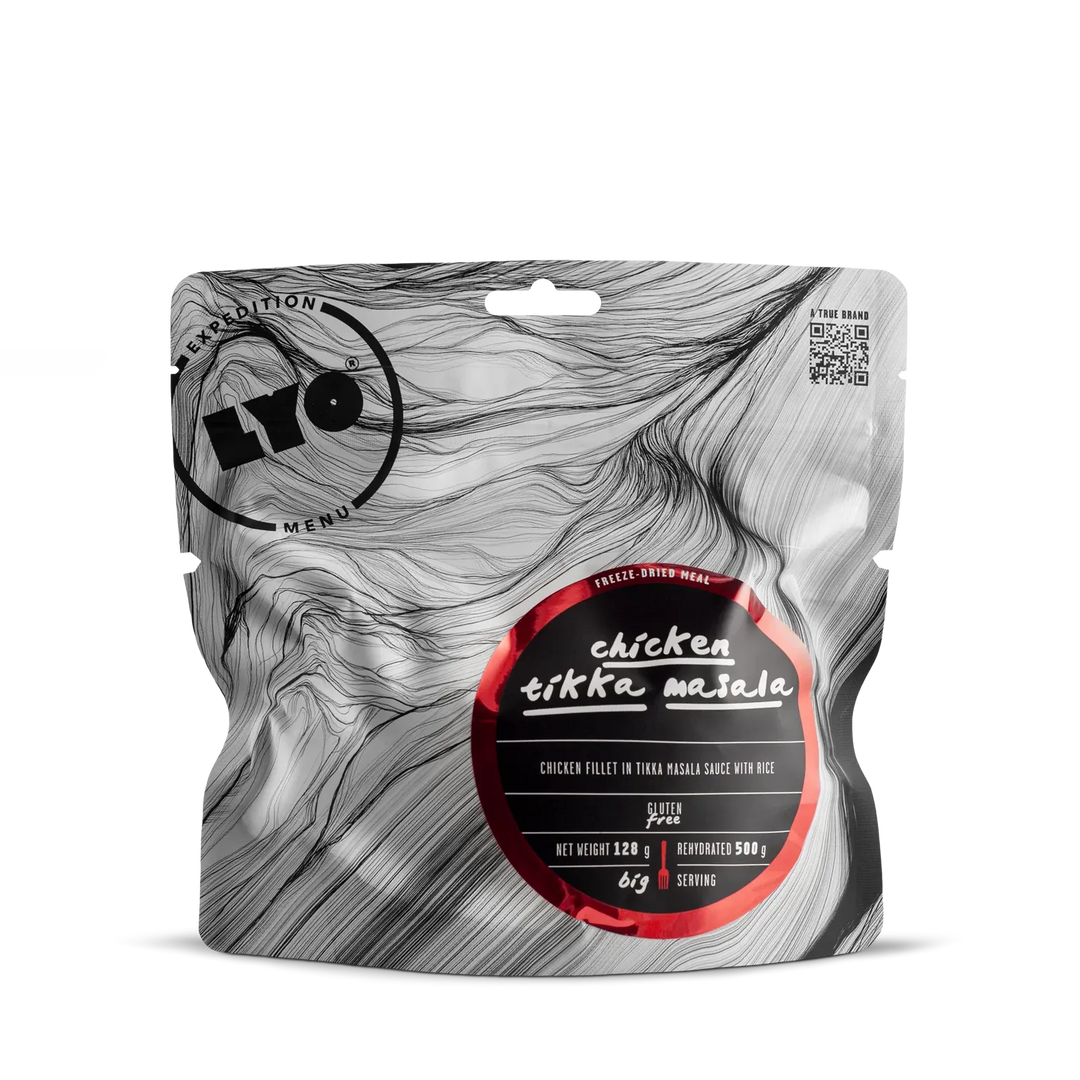LYOFOOD Kylling Tikka Masala – Frysetørket middag for tur og ekspedisjon - Game-On.no