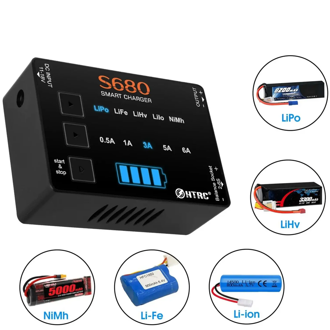 Mini Multi Intelligent Balance Lader - For Alle Typer Batterier 1-6C - Game-On.no